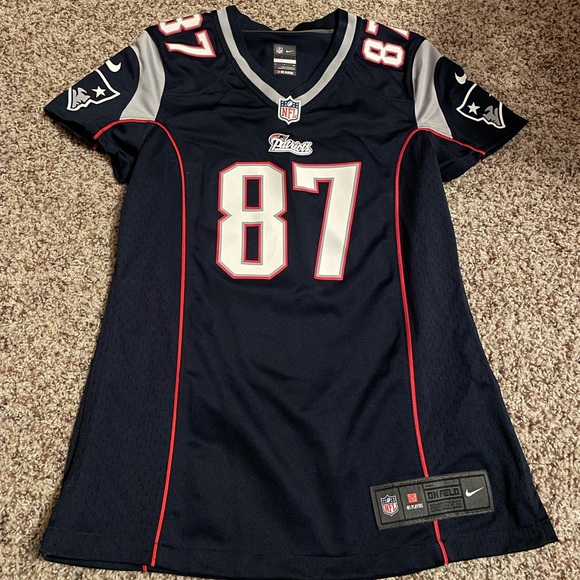 Nike New England Patriots Gronkowski #87 Ladies Jersey, Size Small NWOT - Picture 1 of 7